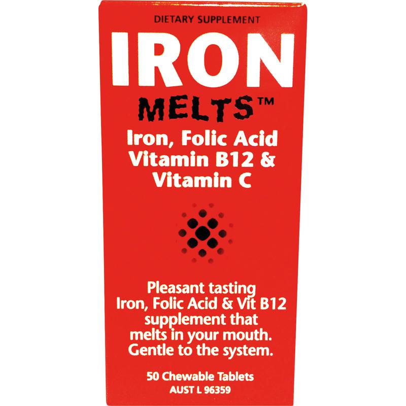 Iron Melts Tablets 50s