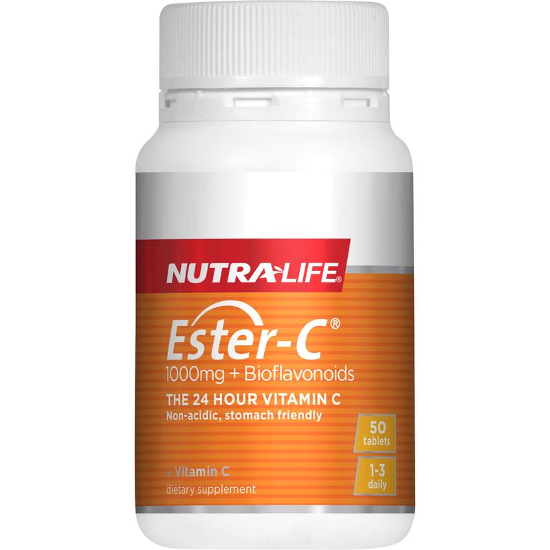 Nutra-Life Ester-C 1000mg with Bioflavonoids Tablets 50s