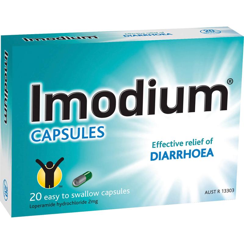 Imodium 2mg Capsules 20s