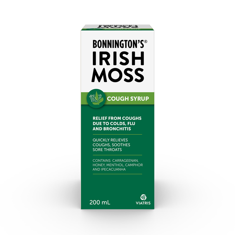 Bonnington's Irish Moss Syrup Bottle 200ml