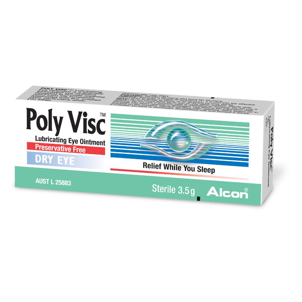 Alcon Poly-Visc Lubricating Eye Ointment 3.5g Unichem Pharmacy Alcon Poly-Visc Lubricating Eye Ointment 3.5g Unichem Pharmacy