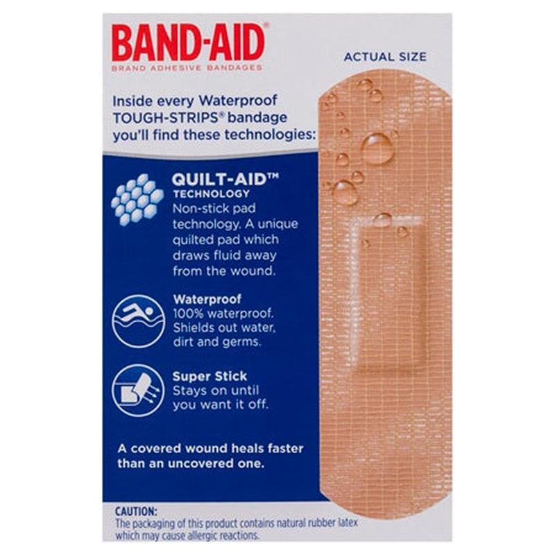 Band-Aid Tough Strips Waterproof 20pk