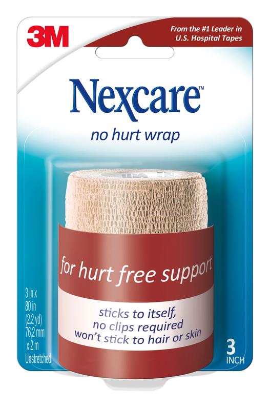 Nexcare No Hurt Wrap Tan 75mm x 2m