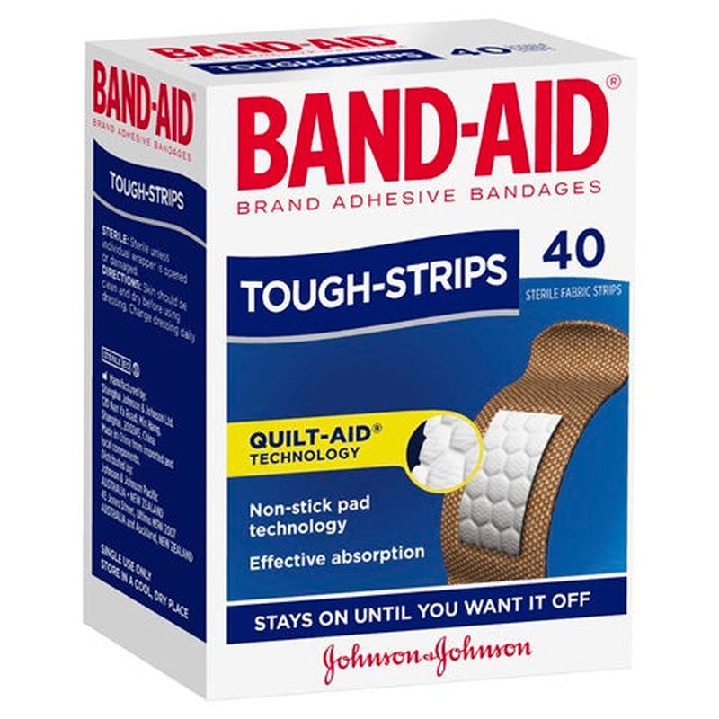 Band-Aid Tough Strips Regular 40pk