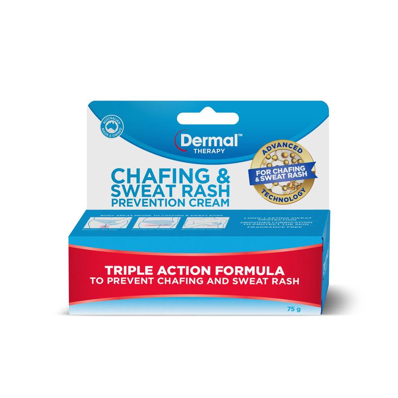 Dermal Therapy Chafing & Sweat Rash Prevention Cream 75g