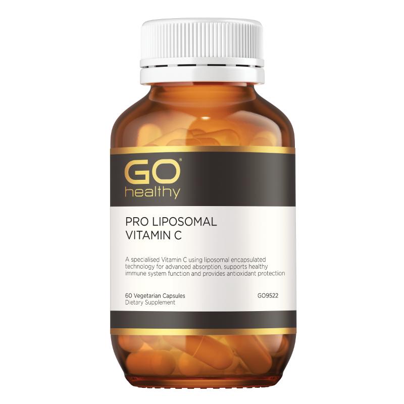 GO Healthy PRO Liposomal Vitamin C VegeCapsules 60s