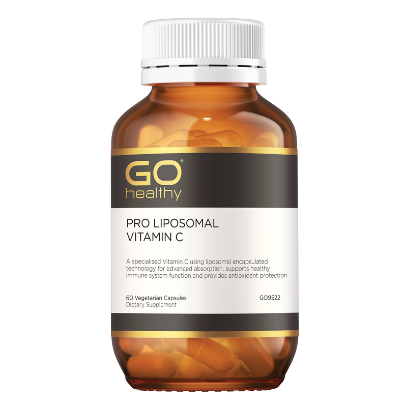 GO Healthy PRO Liposomal Vitamin C VegeCapsules 60s