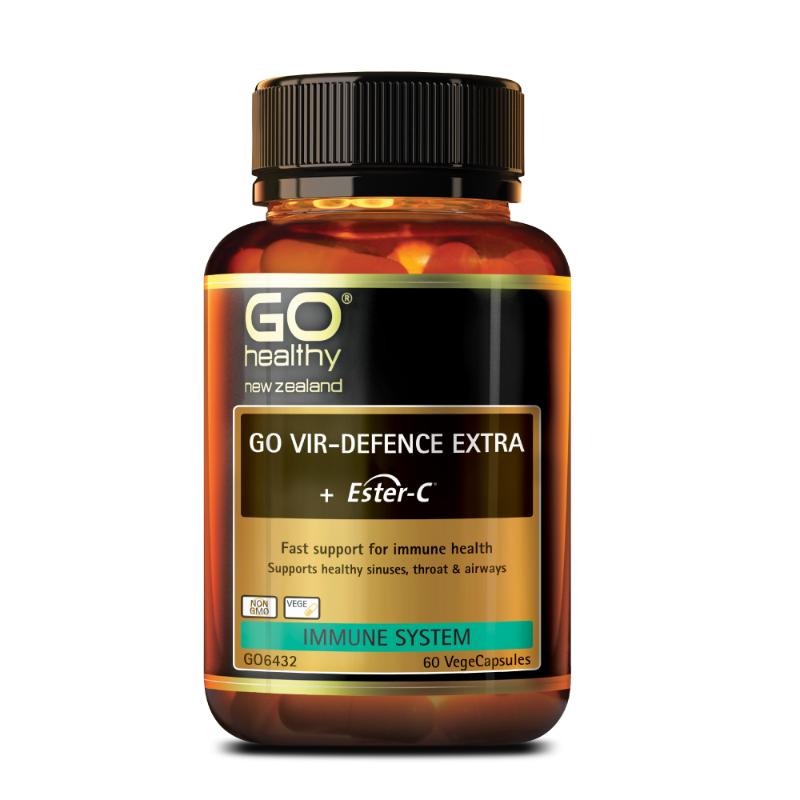 GO Healthy GO Vir-Defence Extra + Ester-C Vege Capsules 60s