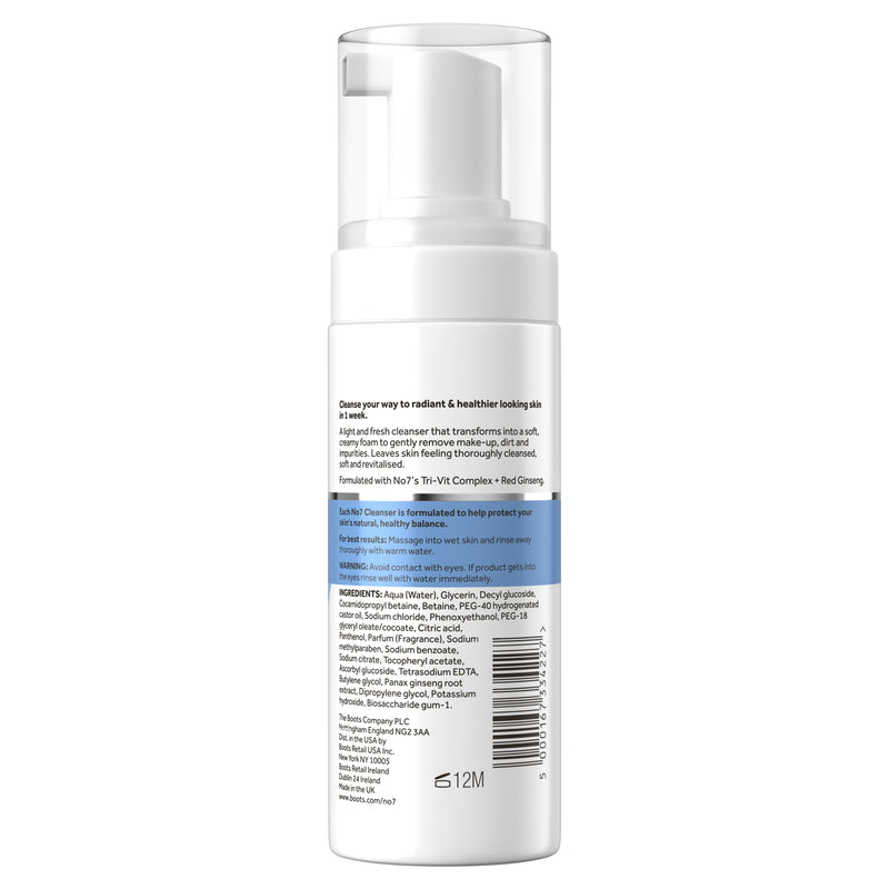 No7 Cleansing Foaming Cleanser Normal 150ml