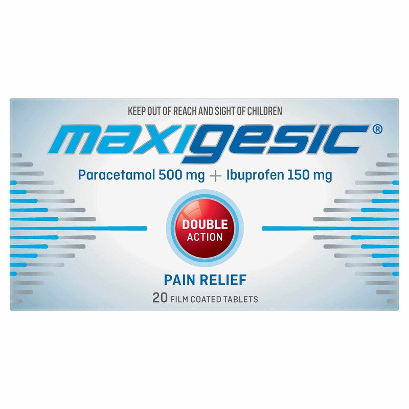 Maxigesic Pain Relief Tablets 20s