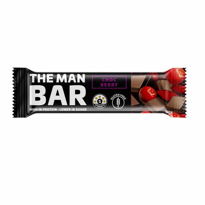 The Man Bar Choc Berry 50g
