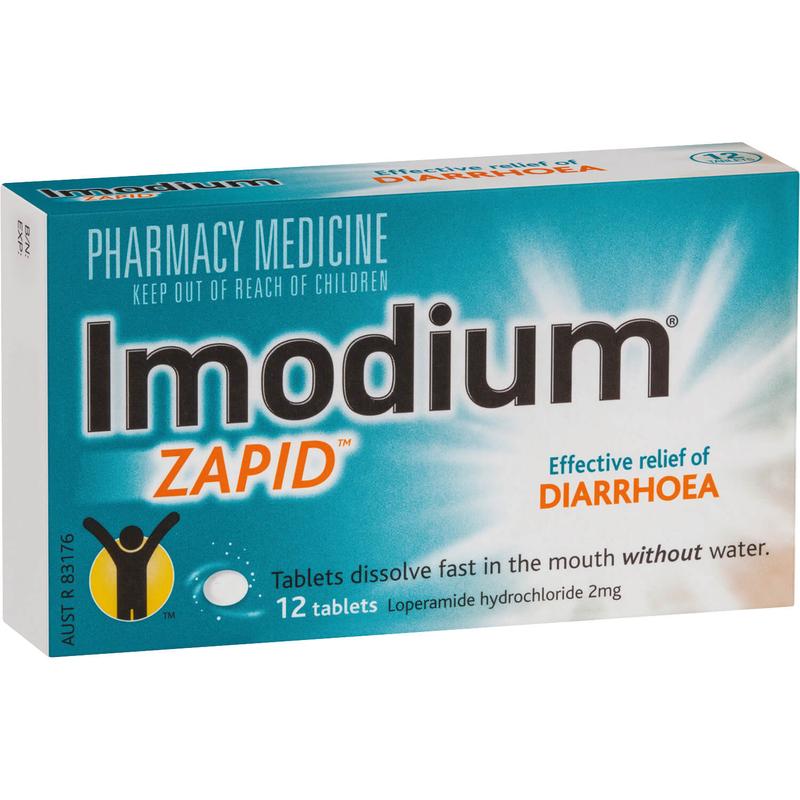 Imodium Zapid Dissolving Tablets 12pk