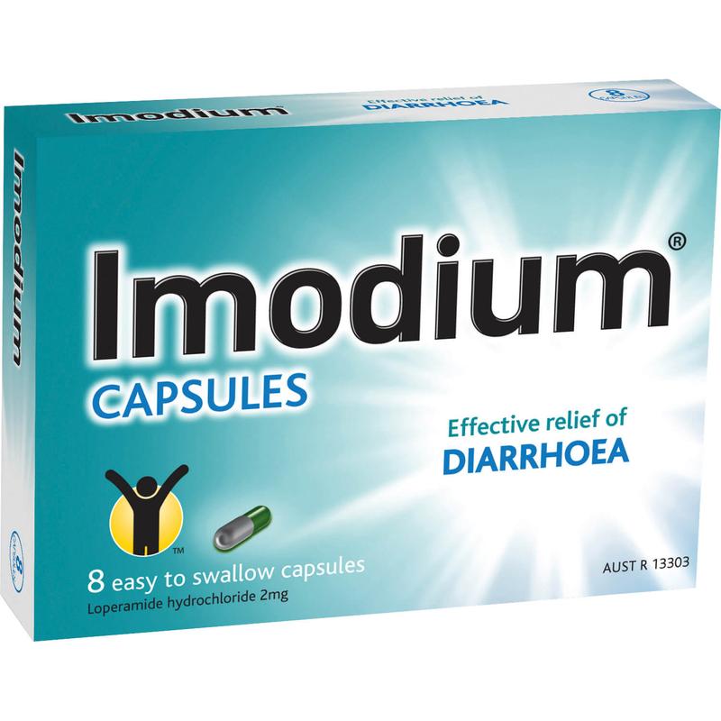 Imodium 2mg Capsules 8s