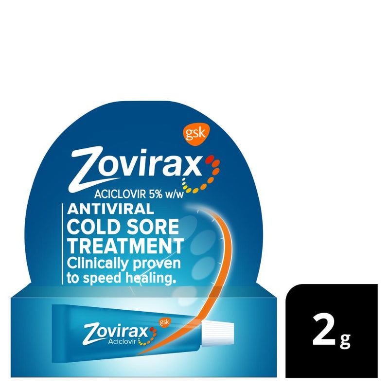 Zovirax Cold Sore Cream Tube 2g