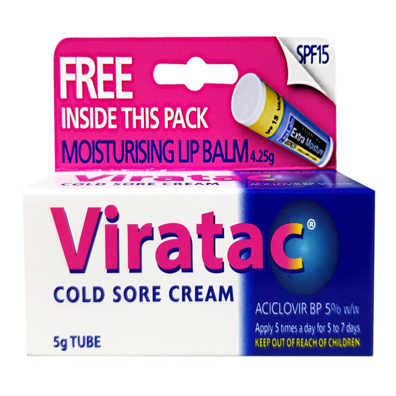 Viratac Cold Sore Cream 5g