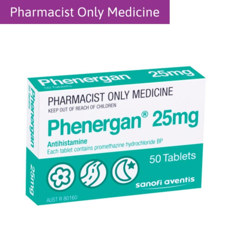 Phenergan FC Tabs 25mg 50s