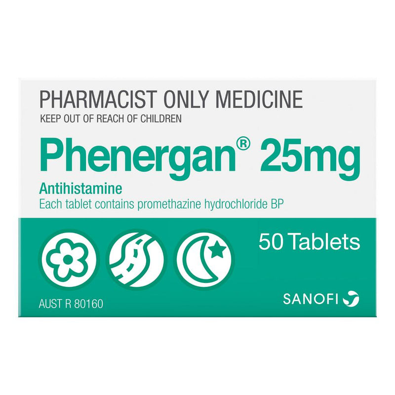 Phenergan FC Tabs 25mg 50s