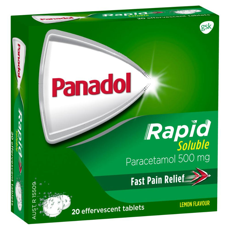 Panadol Rapid Soluble Tabs 20s