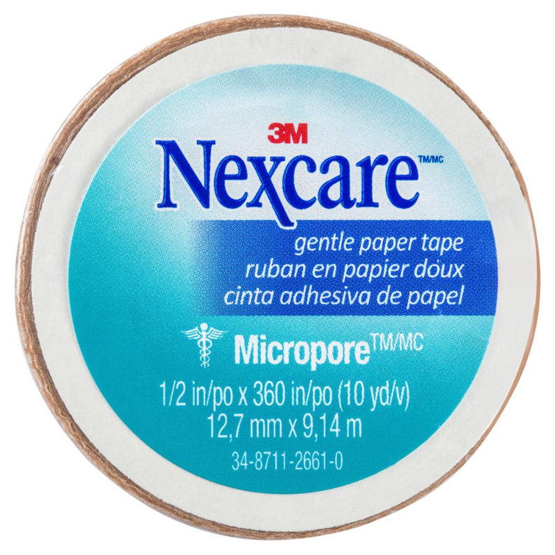 Nexcare Micropore Gentle Paper Tape Tan 12.7mm x 9.14m