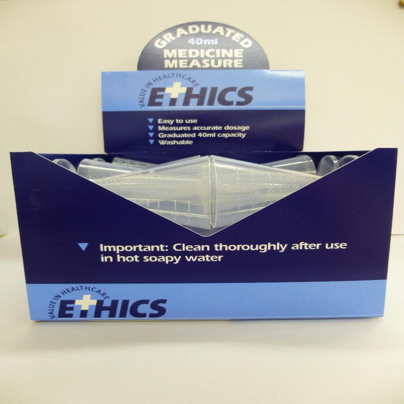Ethics Graduated Measure Cup 89838 40ml - Sold per Single Unit