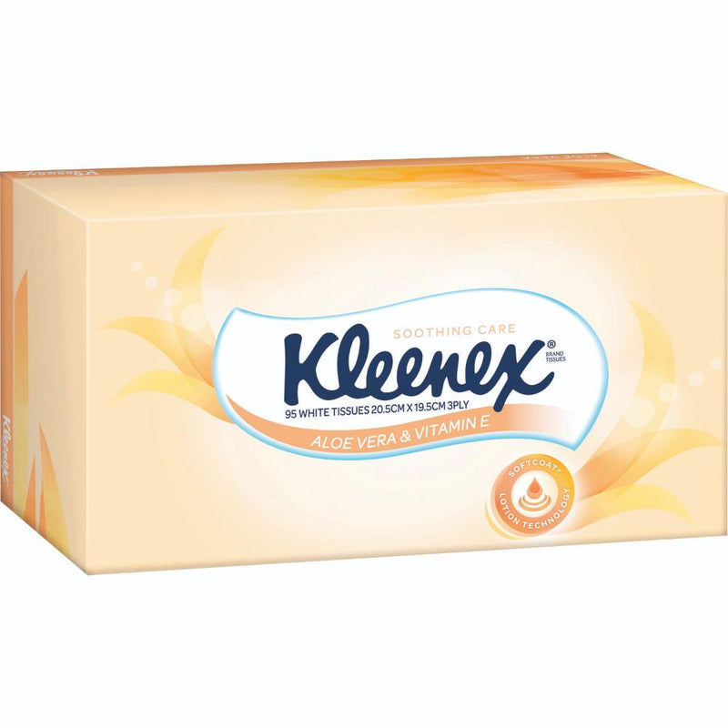 Kleenex ExtraCare Tissues Aloe Vera 95pk