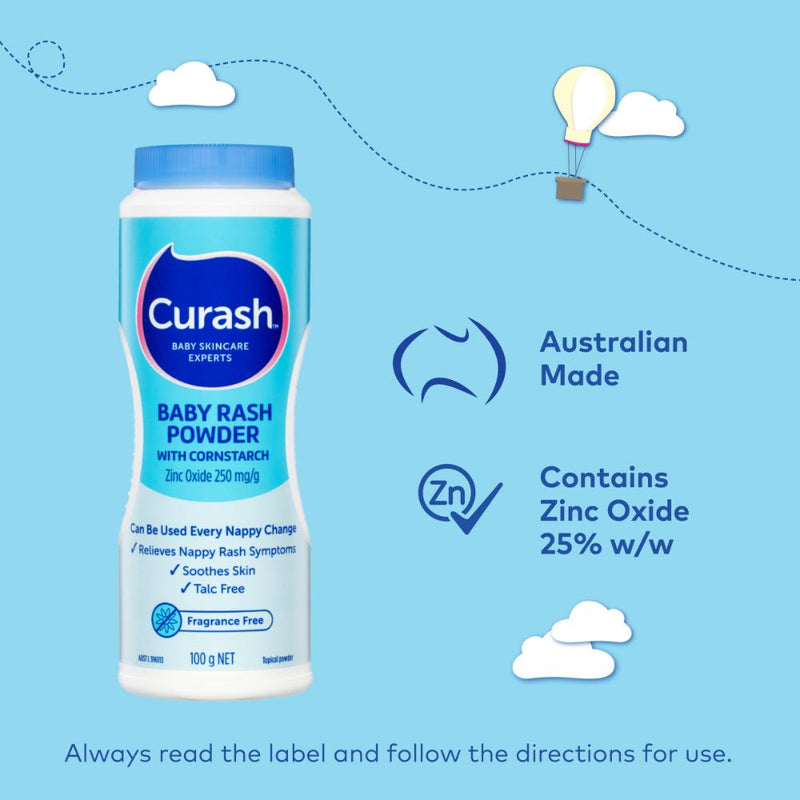 Curash Baby Rash Powder with Cornstarch 100g