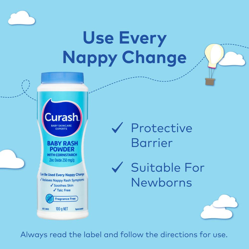 Curash Baby Rash Powder with Cornstarch 100g