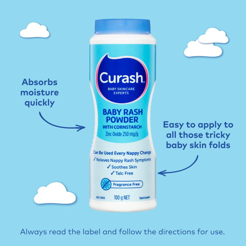 Curash Baby Rash Powder with Cornstarch 100g