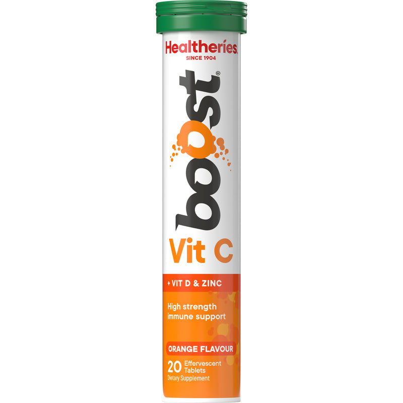 Healtheries Boost Effervescent Vit C Orange 20s