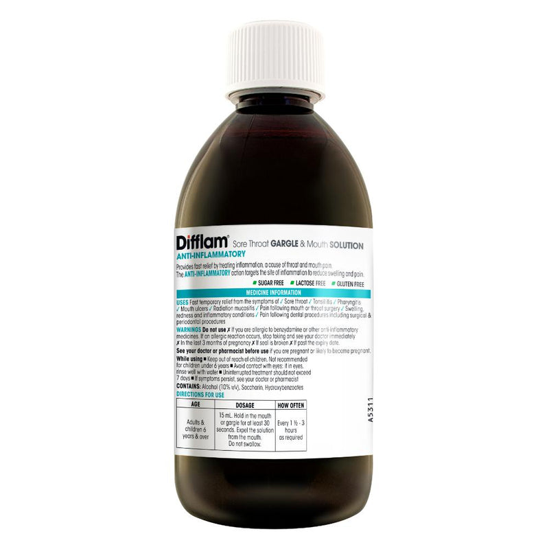 Difflam Strong Difflam Difflam Solution Anti-Inflam 500ml – Unichem Pharmacy