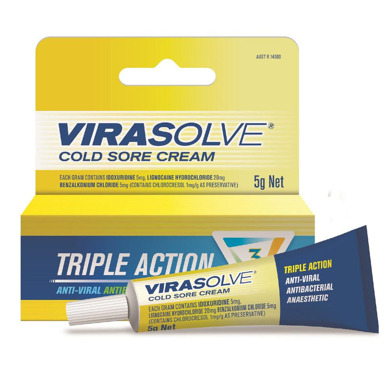 Virasolve Cold Sore Cream 5g
