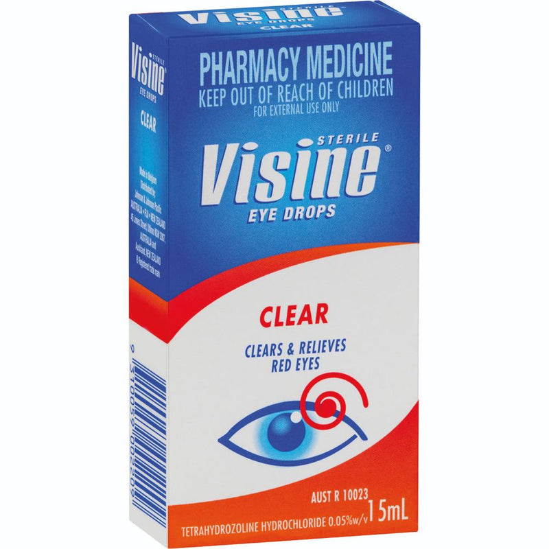 Visine Clear Eye Drops 15ml