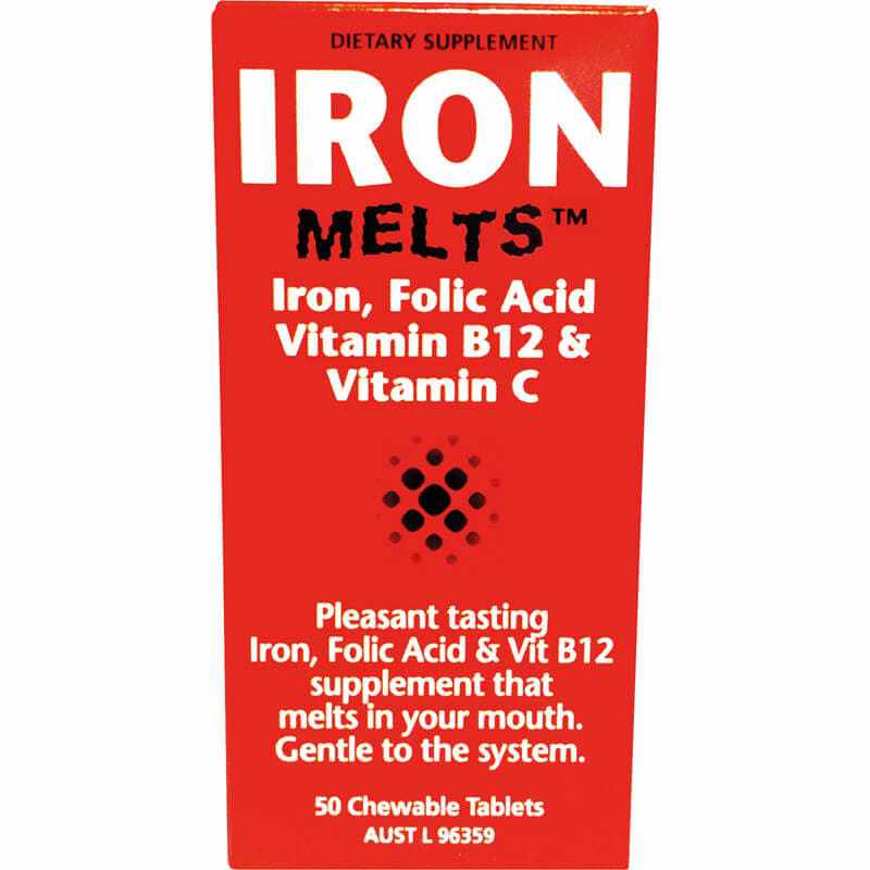 Iron Melts Tablets 50s