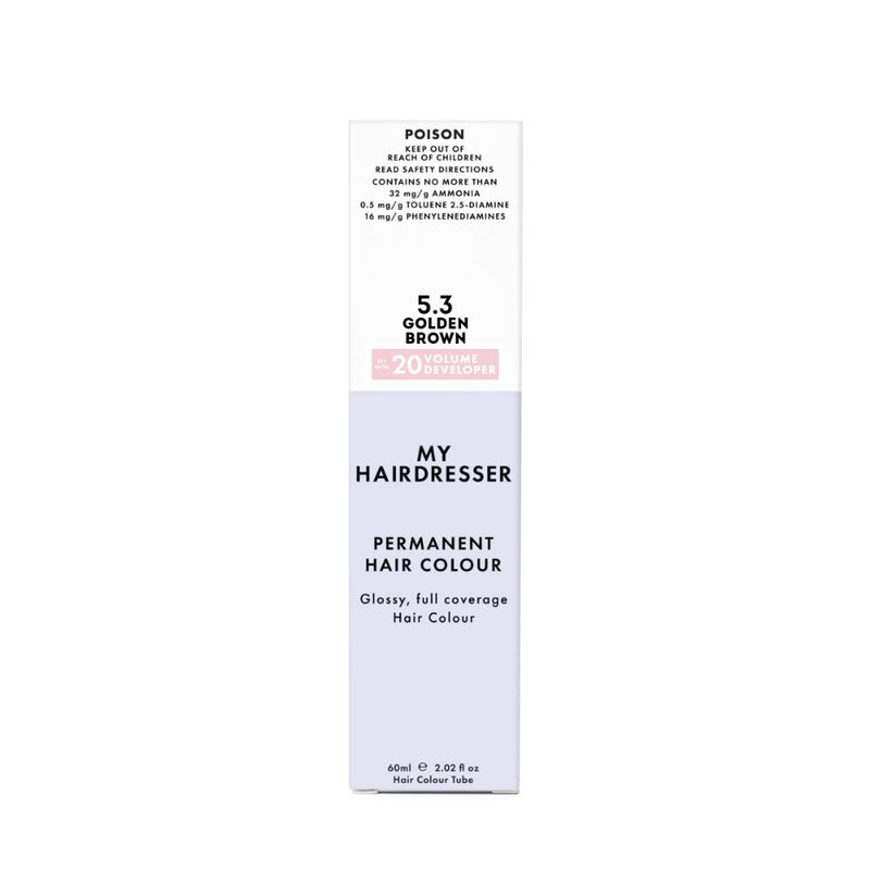 My Hairdresser Permanent Hair Colour Golden Brown 5.3 60g