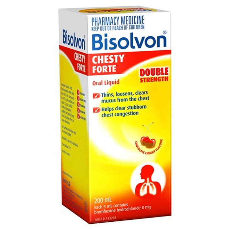 Bisolvon Chesty Forte Oral Liquid 200ml