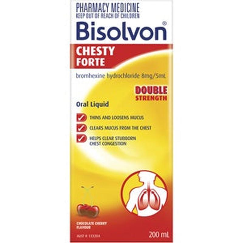 Bisolvon Chesty Forte Oral Liquid 200ml