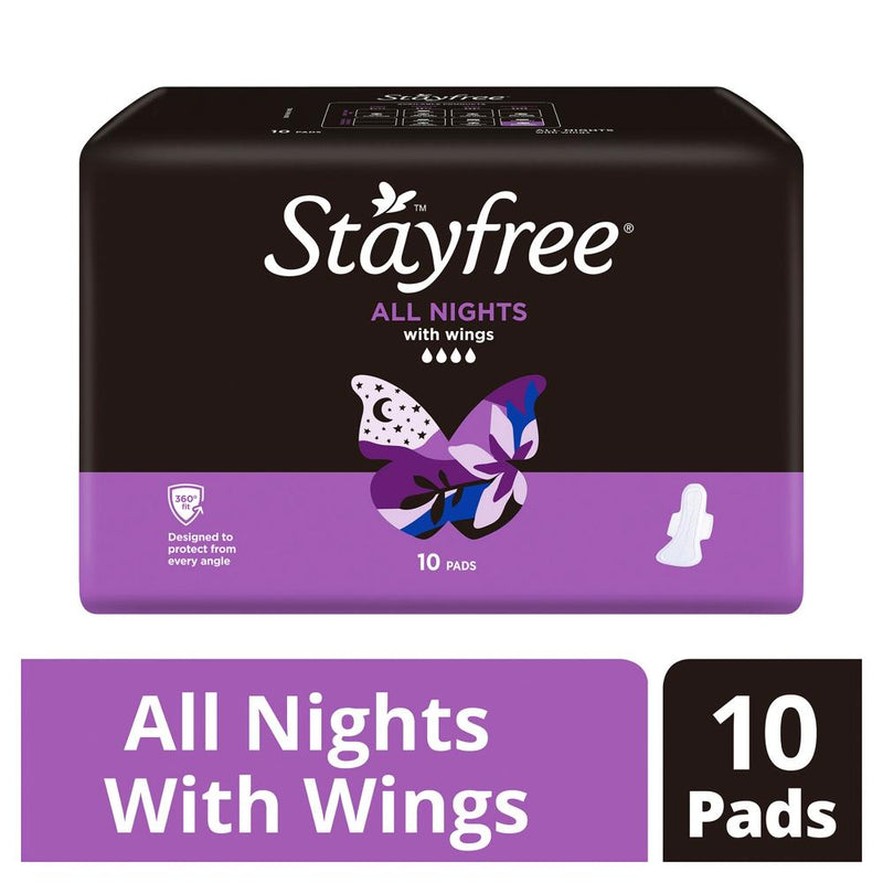 Stayfree All Nights Wings 10pk