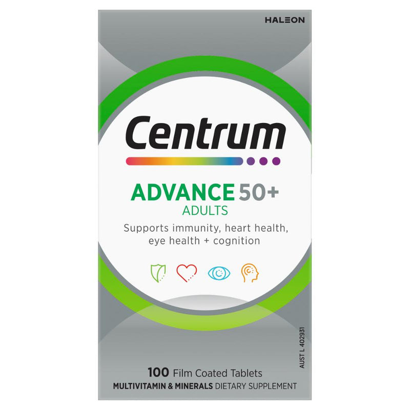 Centrum Advanced 50+ Tablets 100s