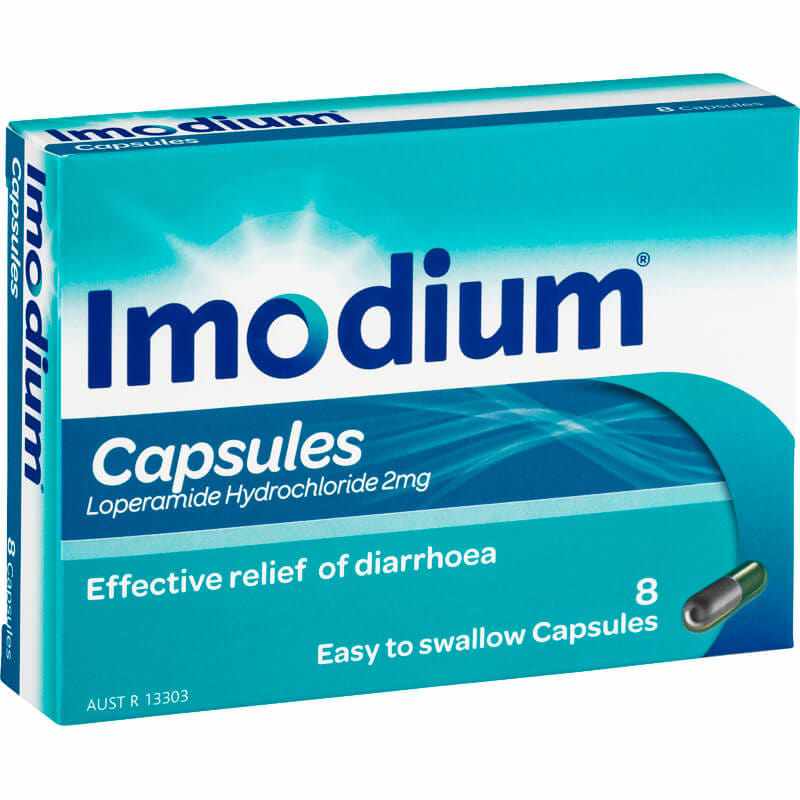 Imodium 2mg Capsules 8s
