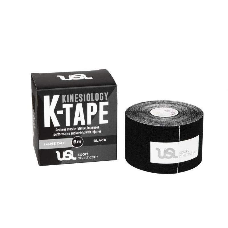 USL K Tape Game Day 5cm Black 6m
