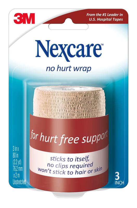 Nexcare No Hurt Wrap Tan 75mm x 2m