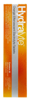 Hydralyte Orange Effervescent Tablets 20s