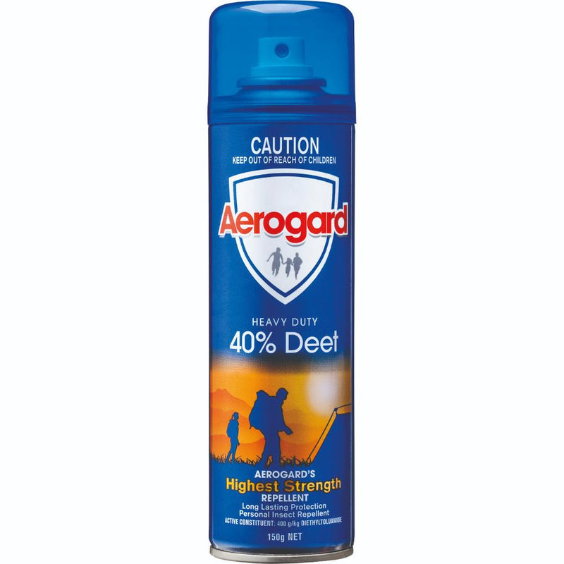 Aerogard 40% Deet Aerosol 150g