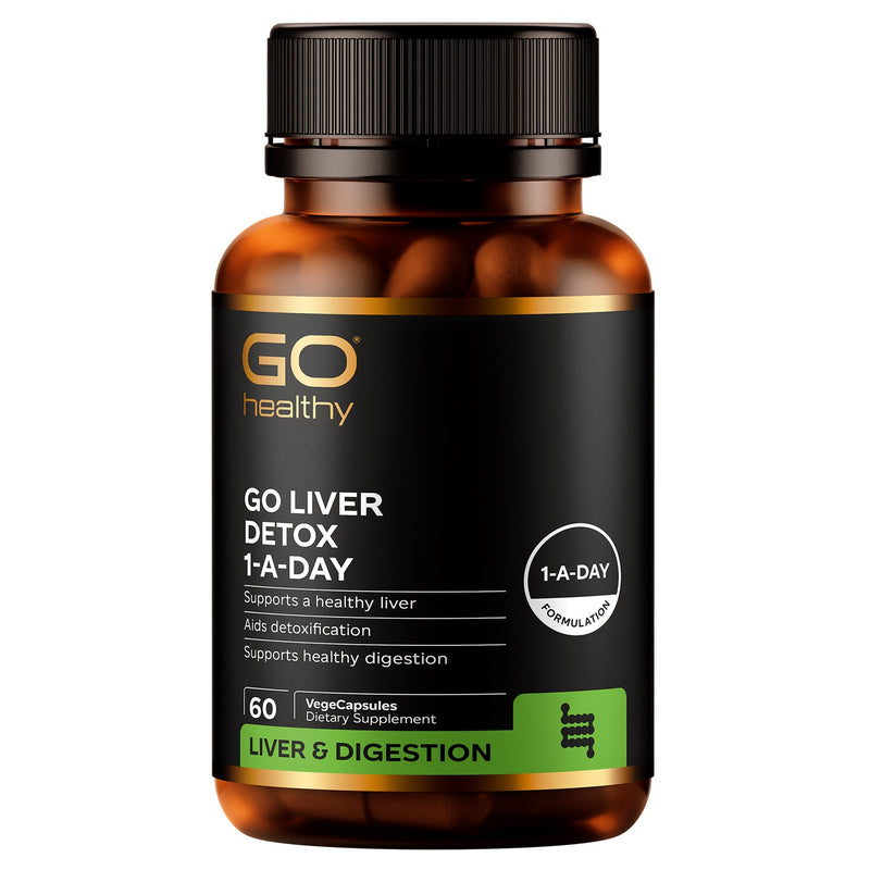 GO Healthy GO Liver Detox 1-A-Day VegeCapsules 60s