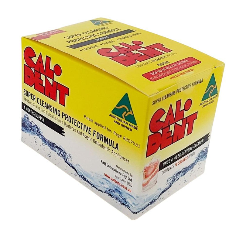 Cal-Dent Denture Cleaner Sachets 16pk