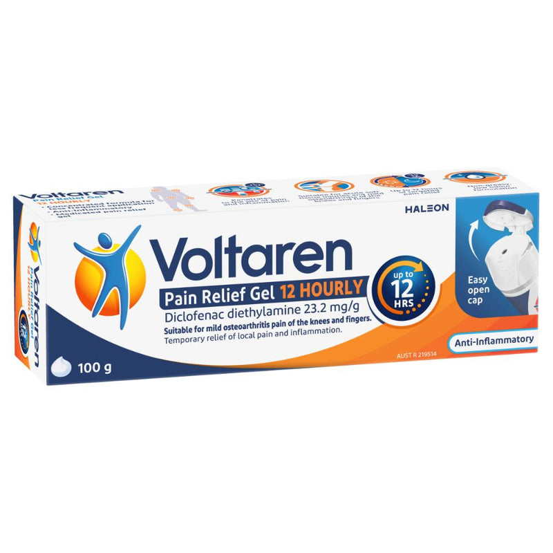 Voltaren Pain Relief Gel 12 Hourly 100g