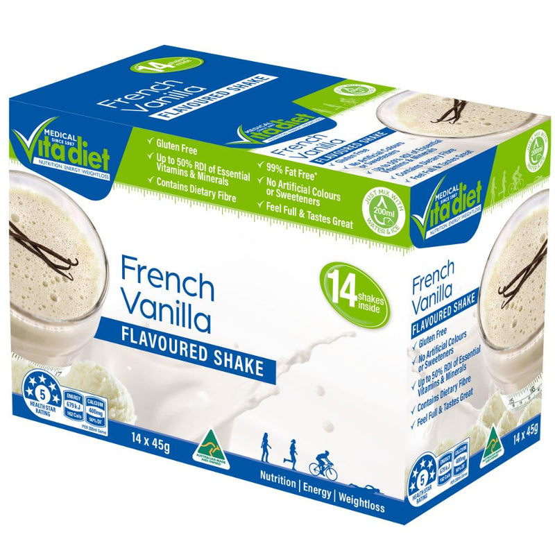 Vita Diet French Vanilla Shakes 14pk