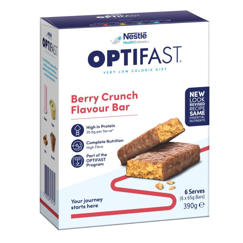 Optifast VLCD Bars Berry Crunch 6pk