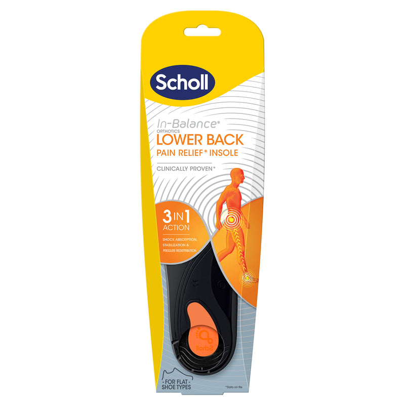 Scholl In-Balance Lowerback Insole Medium