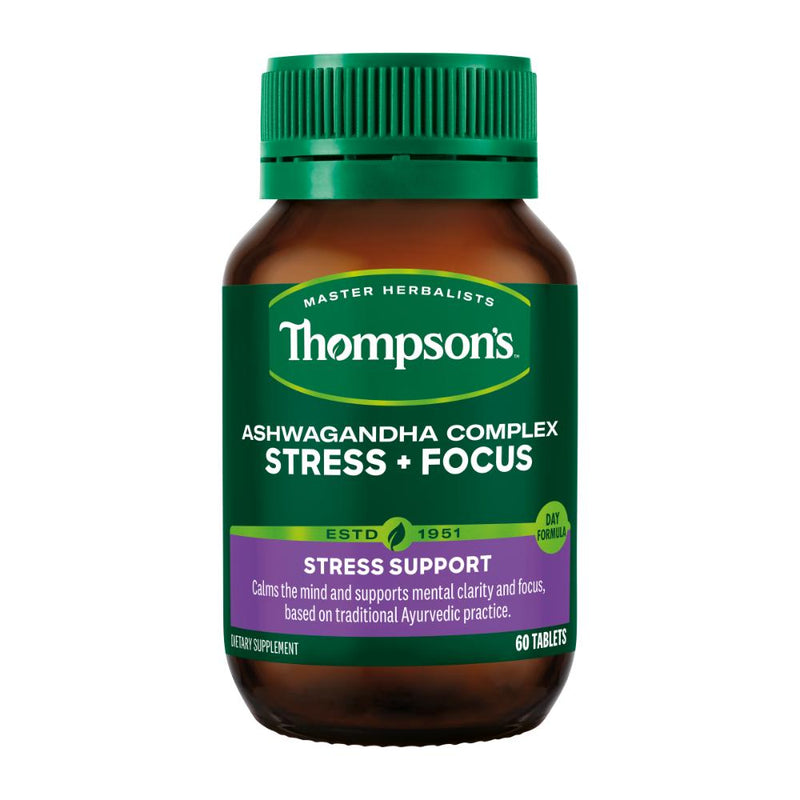 Thompson's Ashwagandha Complex Stress + Focus Tablets 60s